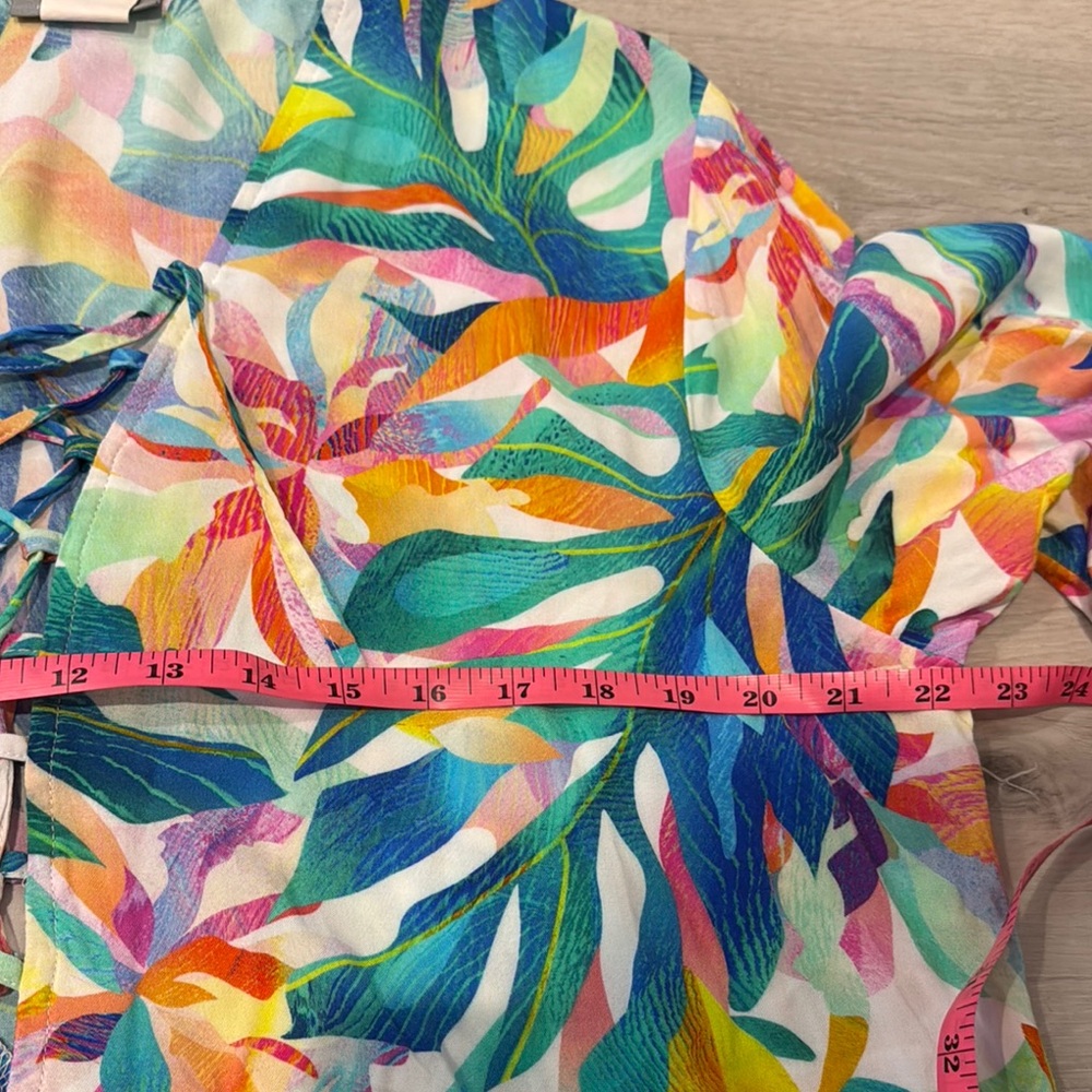 La Blanca Multicolor Floral Swim Coverup - Picture 6 of 8